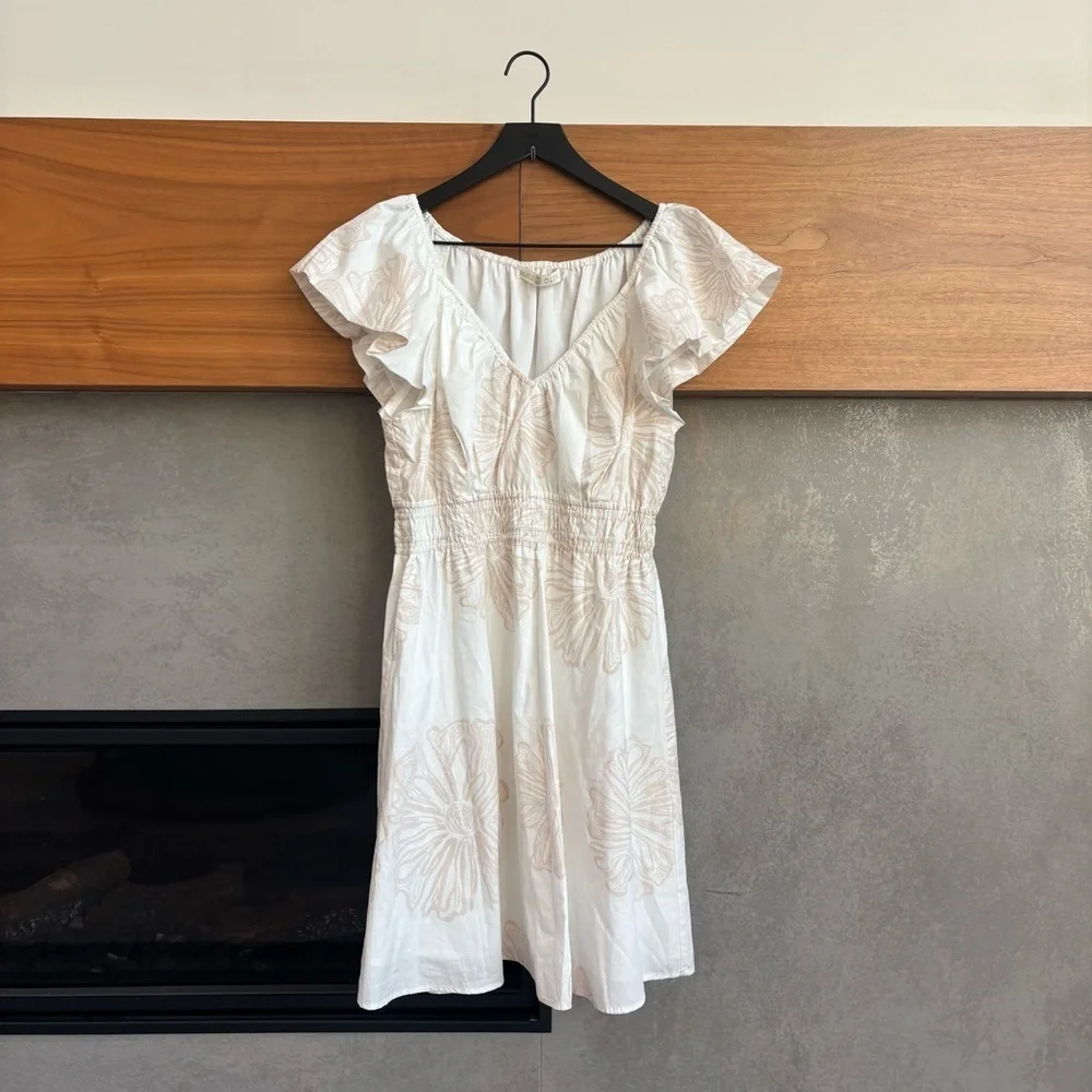 Marie Oliver Emilia Ruched Floral‎ Minidress, Size S